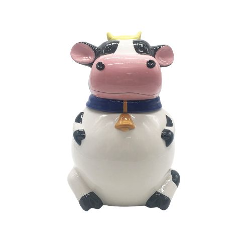 ceramic cow cookie jar