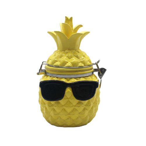 ceramic pineapple jar