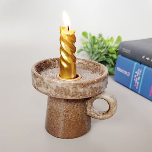 porcelain candle holder