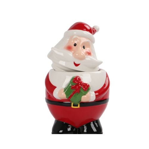 santa ceramic cookie jar