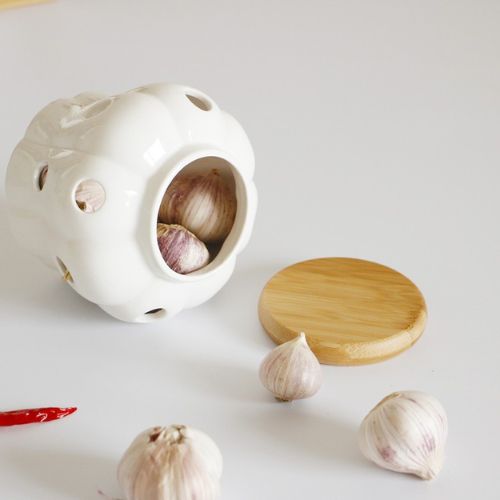 ceramic garlic keeper